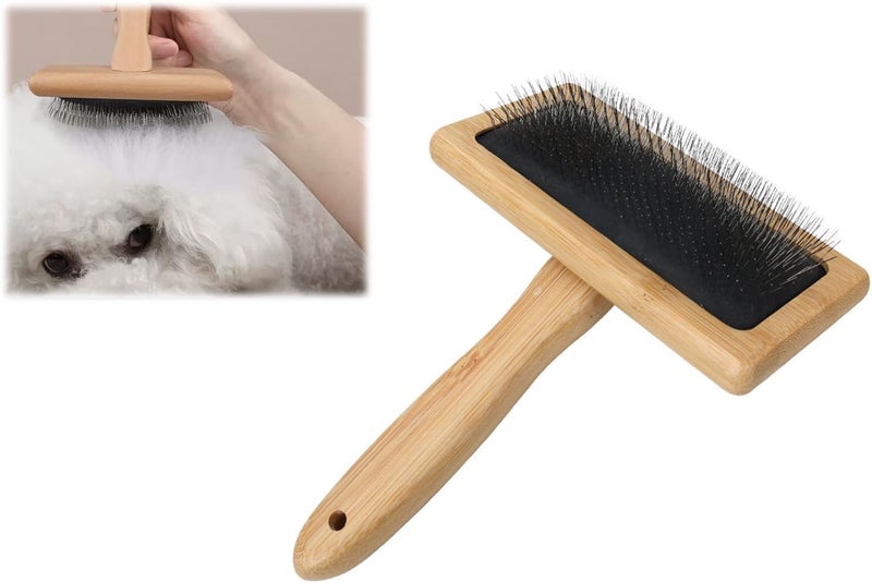 hinbkenla Wool Carders,Needle Felting Tools,Wool Carder,Manta Brush,Wooden Wool Brush,Carding Brushes for Wool,Needle Felting Supplies,Cat, Dogs, Wool Felting Kit for Fibers, Wool Felting Spinning Crafts - Image 1